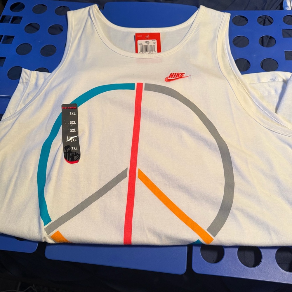 Nike White Men's Tank Top